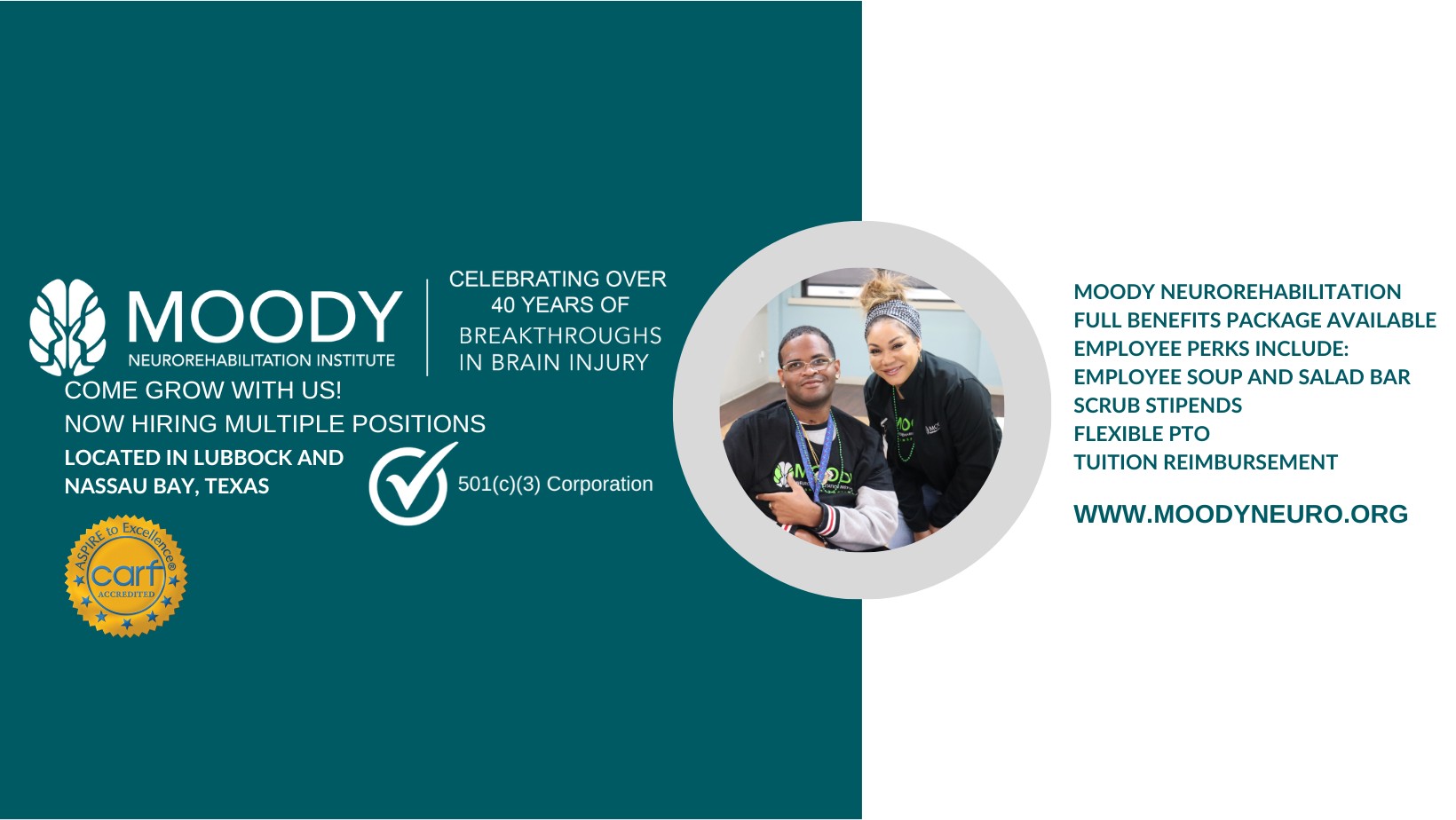 Moody Neurorehabilitation Institute at Space Center