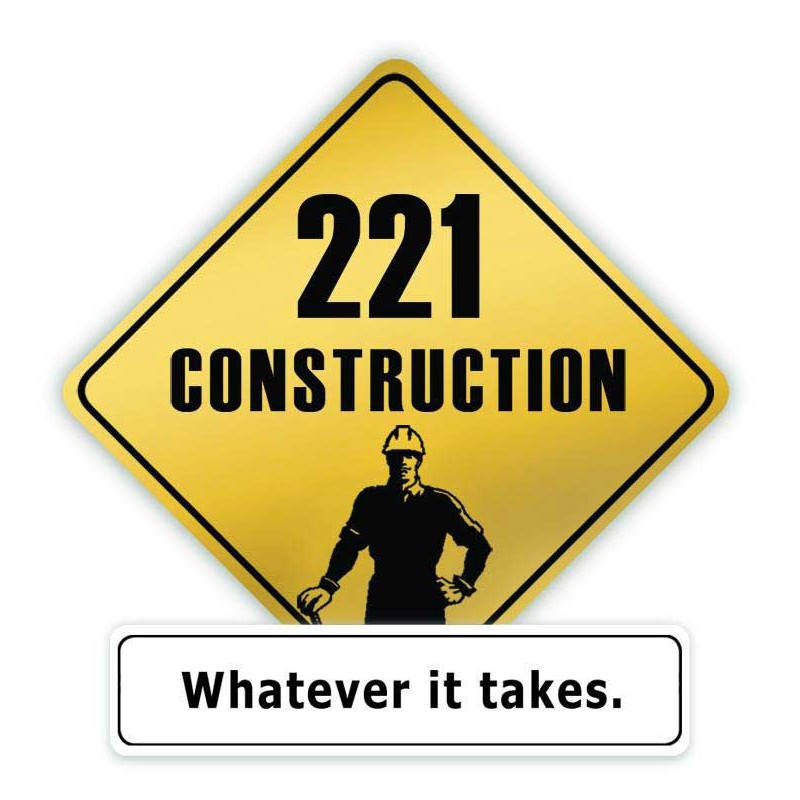 221 Construction logo